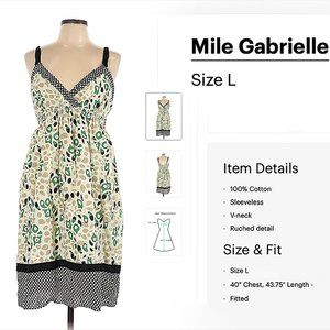 New 100% cotton sun dress